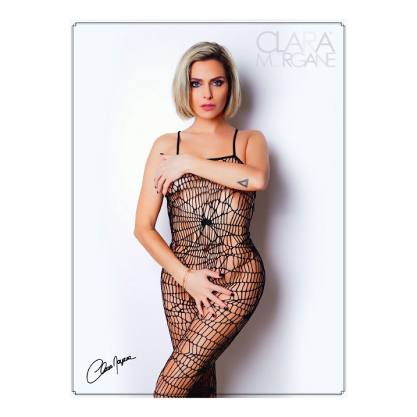 Combinaison en résille aspect toile araignée -  Le Numéro 7 - Collection Bodystocking 